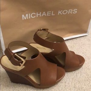 Michael Kors Wedge Sandals Size 5